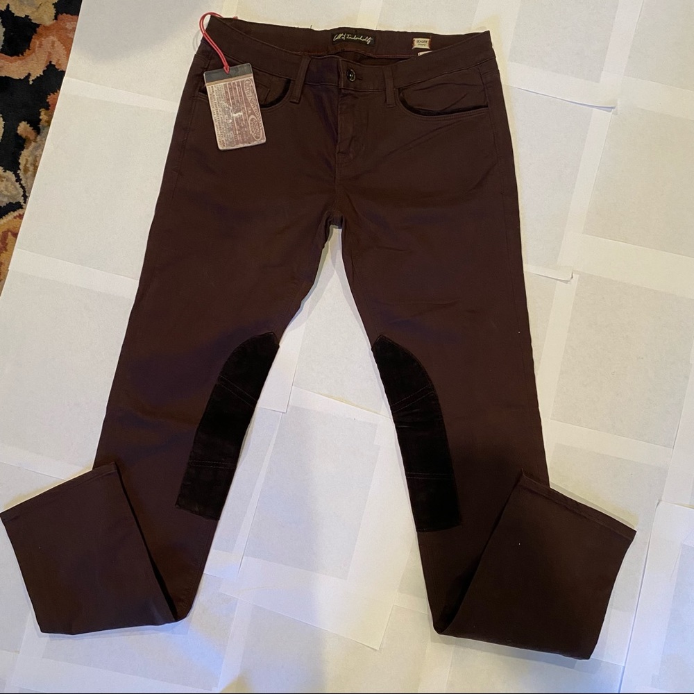 Brown skinny pants